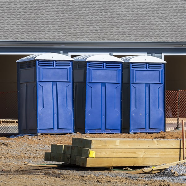 are there any restrictions on where i can place the porta potties during my rental period in Naselle Washington